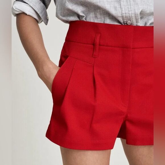 REISS Women's Red Shorts, US2 - Picture 1 of 11